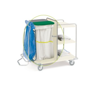 SACCA PER CARRELLI - lavabile - banda gialla