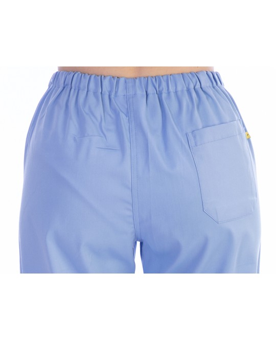 PANTALONI - cotone/poliestere - unisex - taglia L azzurri