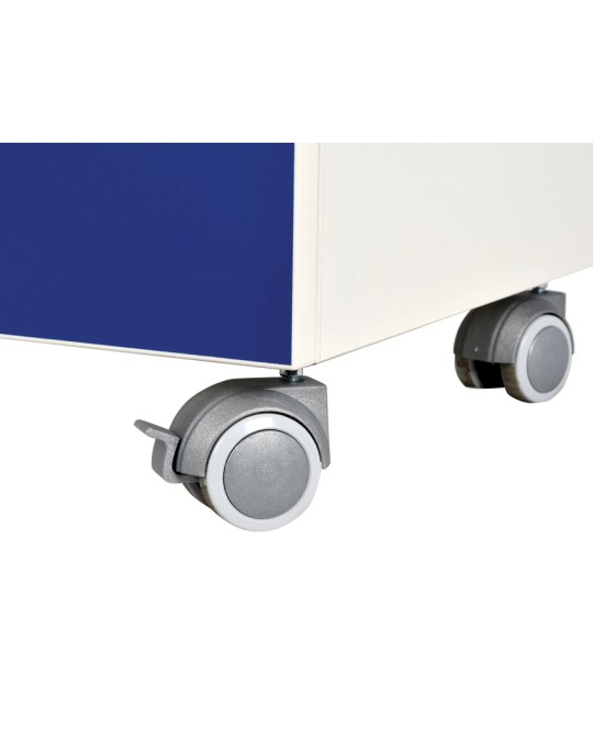 COMODINO con cassetto - blu