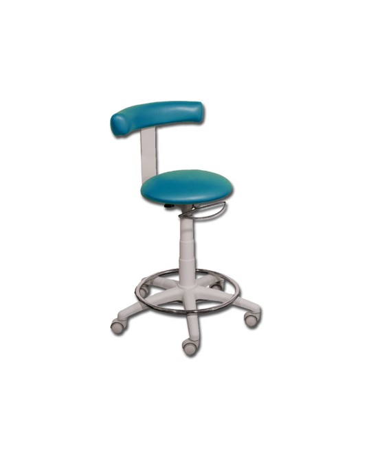 SGABELLO - azzurro metallizzato