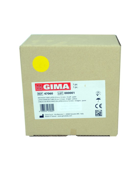 MATASSA TUBO LATEX 25 m x 1,5 mm - X-soft - giallo