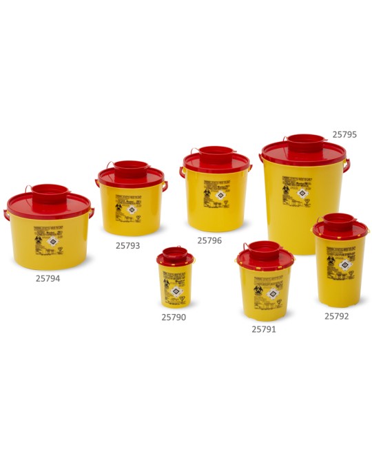 CONTENITORE RIFIUTI TAGLIENTI LINEA PBS - 7 litri