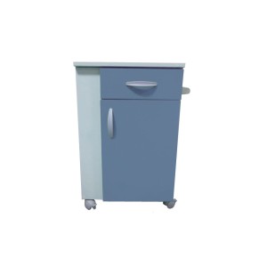 COMODINO FEBO CON PORTA BOTTIGLIA - blu