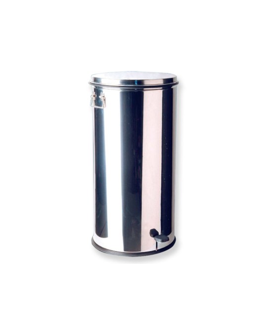 CESTINO RIFIUTI INOX - 70 litri - con pedale
