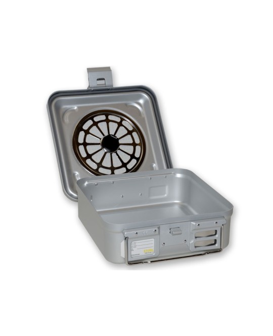 CONTAINER CON FILTRO piccolo h100 mm - grigio