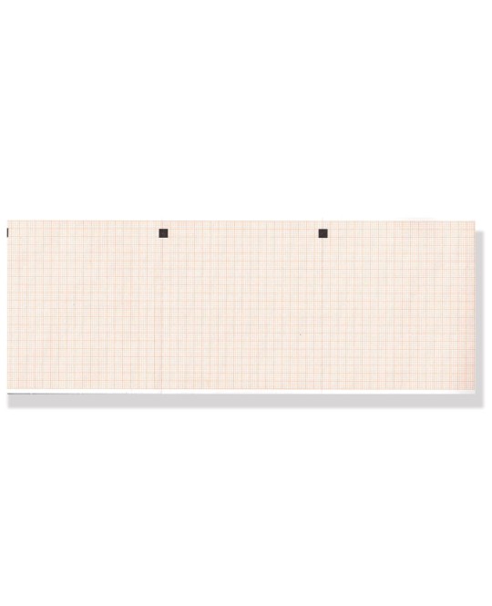 Carta termica ECG 112x100 mmxm x 300 pacco griglia arancio