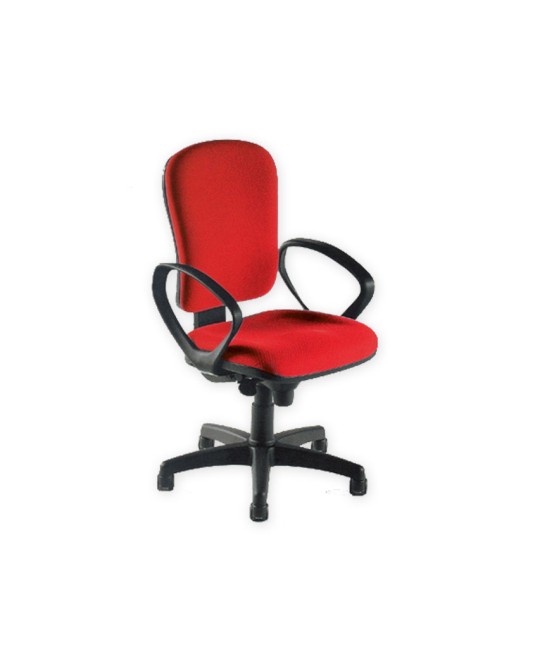 SEDIA CREMONA - tessuto - rossa