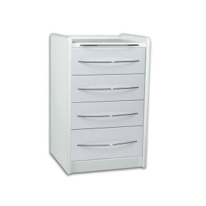 CASSETTIERA MOBILE GE416 4 cassetti 49 cm - bianca