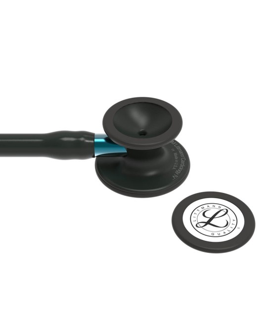 LITTMANN CARDIOLOGY IV - 6201 - nero - finiture nere / conn. blu