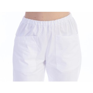 PANTALONI - cotone/poliestere - unisex - taglia L bianchi
