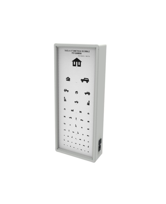 OTTOTIPO LUMINOSO PEDIATRICO - 3 metri