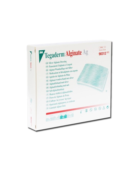 TEGADERM 3M ALGINATE AG argento 10x10 cm