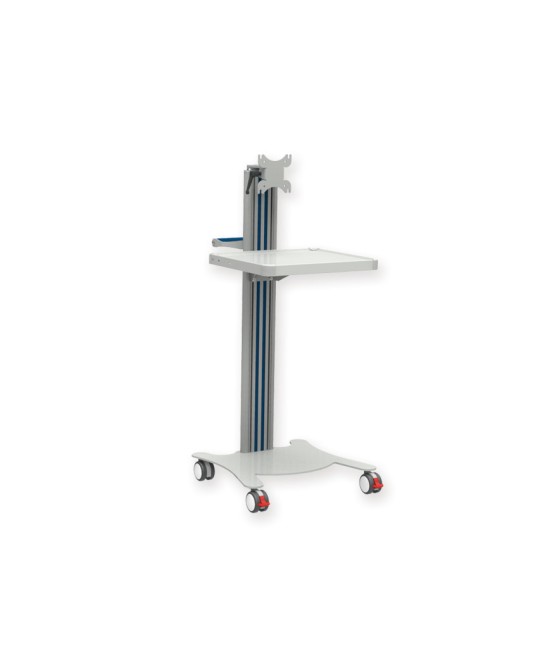 CARRELLO SUPER EASY - con ripiano e supp. monitor