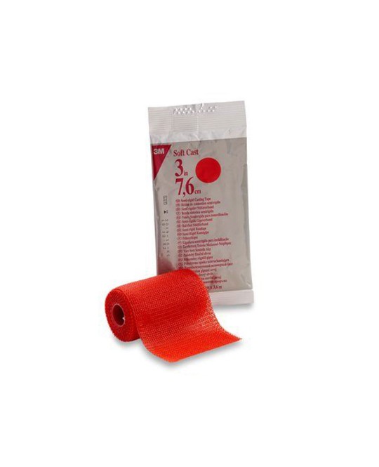 SOFTCAST 3M 7,5 cm x 3,65 m - rosso