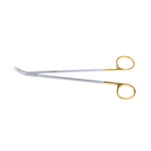 FORBICI DEBAKEY POTTS SMITH C.T.-19 cm- ang.45°