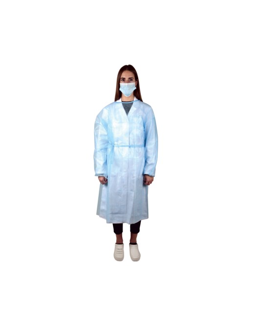 CAMICE MONOUSO 25g/m2 115x137 cm - misura M - non sterile