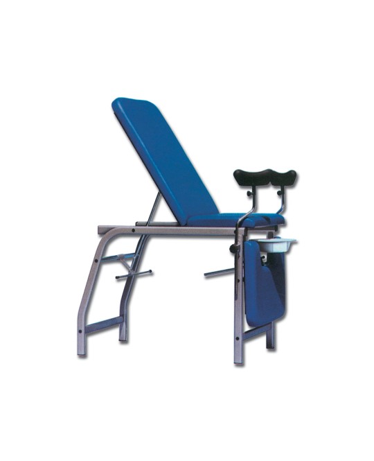 LETTINO GINECOLOGICO A 3 SEZIONI - blu