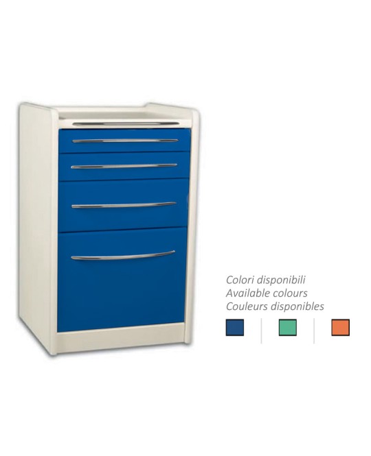 CASSETTIERA MOBILE GE414 4 cassetti 49 cm - colore a scelta