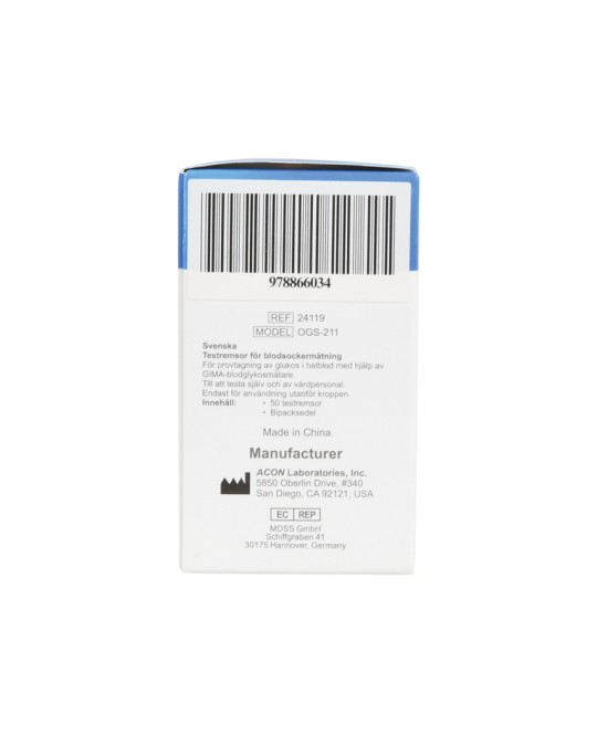 STRISCE GLUCOSIO per GLUCOMETRO GIMA