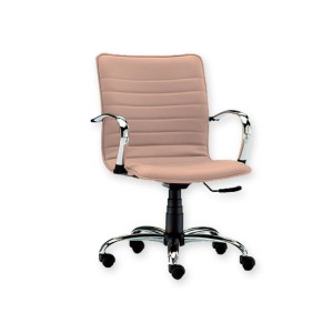 SEDIA ELITE SCHIENALE BASSO - similpelle - beige