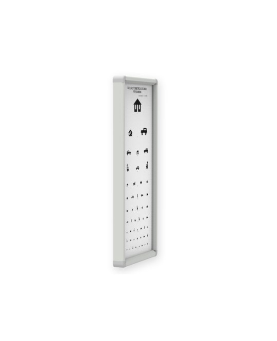 OTTOTIPO NON LUMINOSO PEDIATRICO - 3 metri