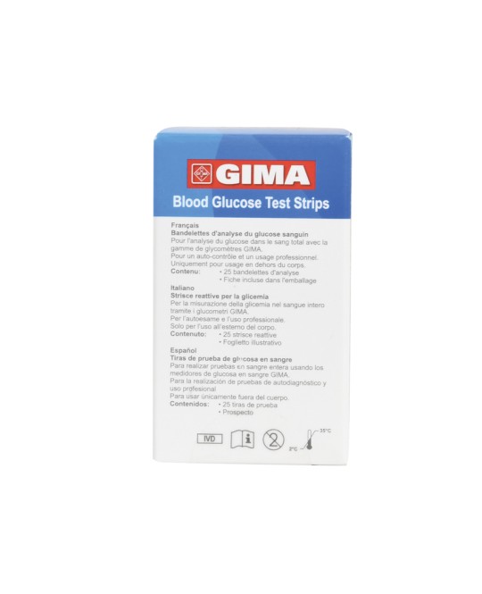STRISCE GLUCOSIO per GLUCOMETRO GIMA