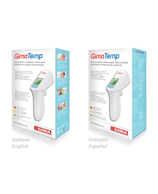 TERMOMETRO NO CONTACT GIMATEMP - IT,GB,FR,ES