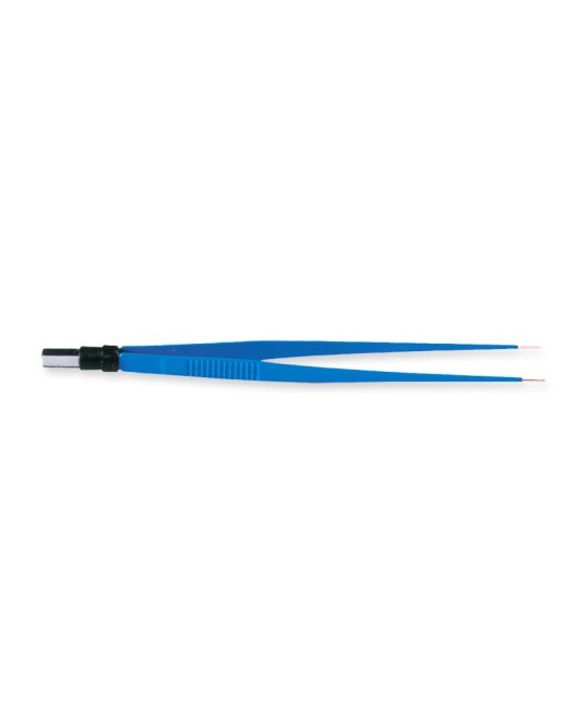 PINZA BIPOLARE RETTA 18 cm - punte 0,3 mm
