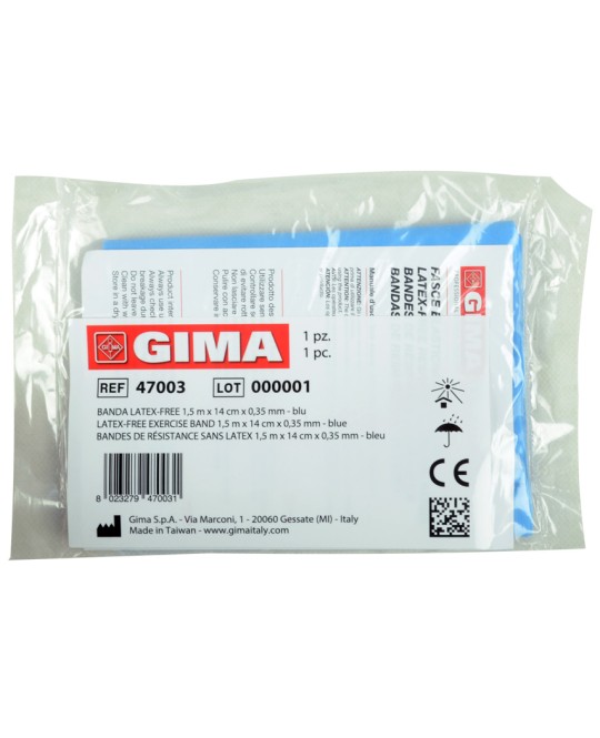 BANDA LATEX-FREE 1,5 m x 14 cm x 0,35 mm - blu
