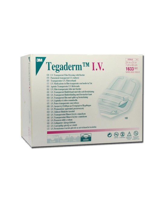 TEGADERM 3M I.V. STRIPS 7x8,5 cm