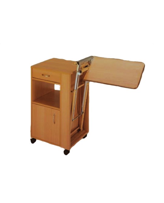 COMODINO IN LEGNO ad altezza regolabile per codici 27672/3