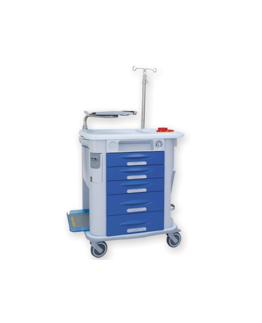CARRELLO AURION EMERGENZA - blu