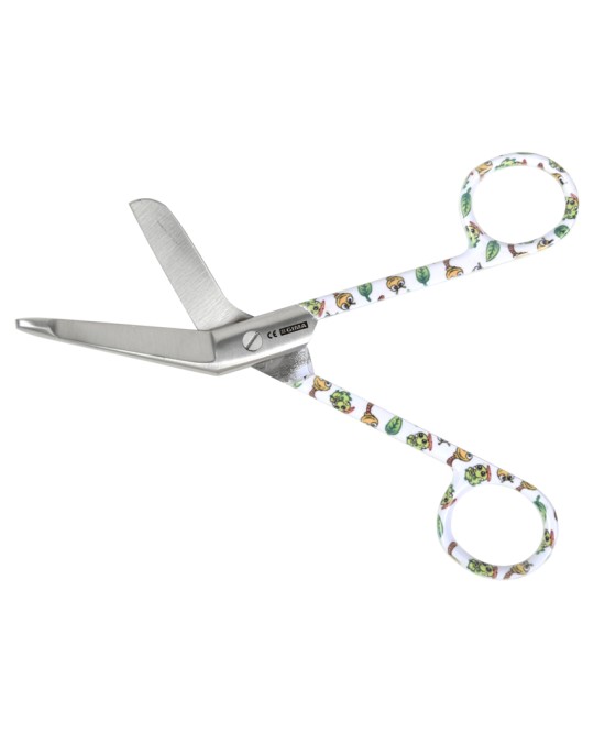 FORBICI IN ACCIAIO INOX PER BENDE - fantasia bruco - 14 cm