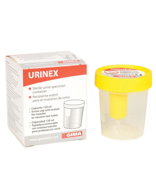 CONTENITORE URINE PLUS 120 ml con campionatore