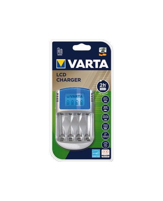 CARICABATTERIE VARTA per batterie ricaricabili AA ed AAA