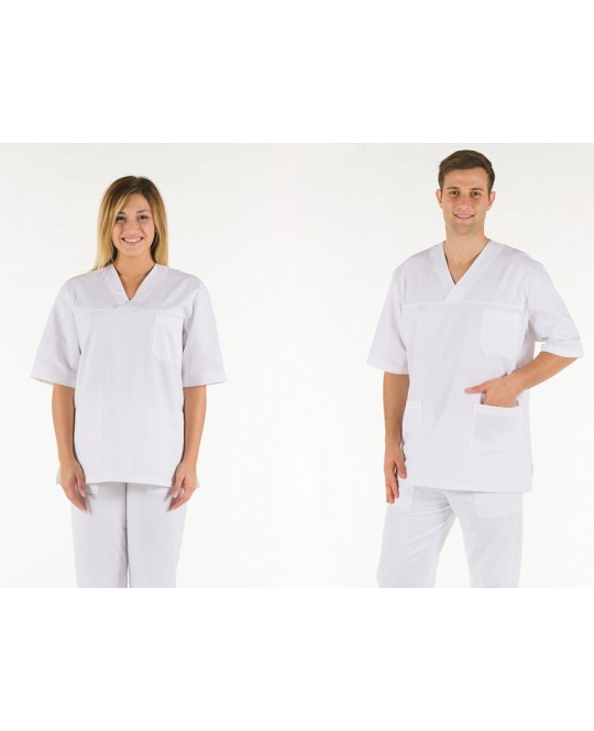 CASACCA COTONE - bianca - S