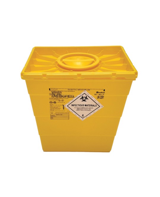 CONTENITORE RIFIUTI 30 litri - tappo doppio