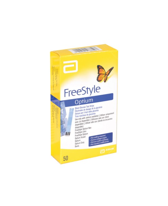 STRISCE GLUCOSIO ABBOTT FREESTYLE OPTIUM