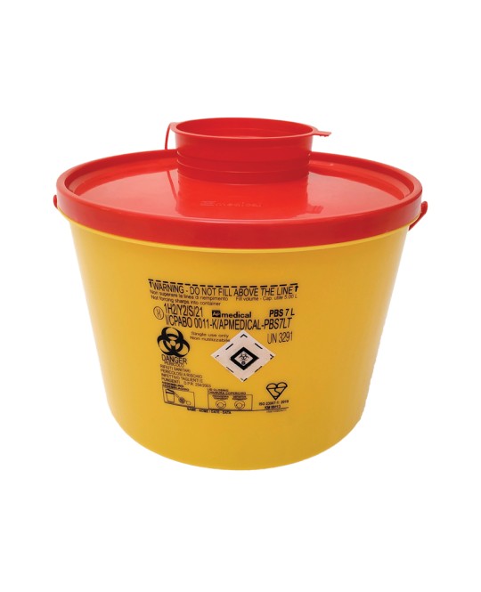 CONTENITORE RIFIUTI TAGLIENTI LINEA PBS - 7 litri