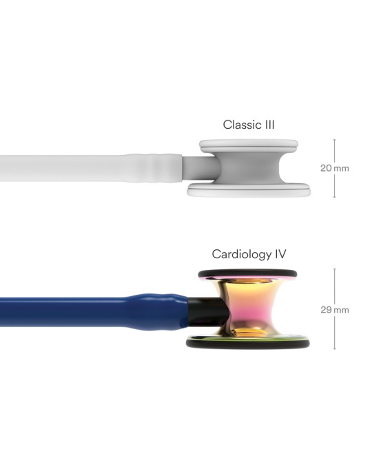 LITTMANN CARDIOLOGY IV - 6242 - blu navy - finiture arcobaleno
