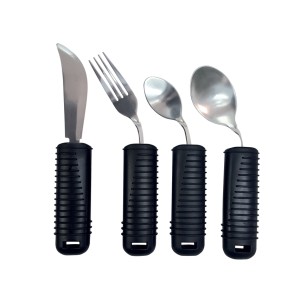 KIT POSATE MODELLABILE (forchetta, coltello, cucchiaio piccolo e grande)