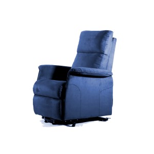 POLTRONA ELEVABILE ARIANNA 2 motori - ignifuga - blu