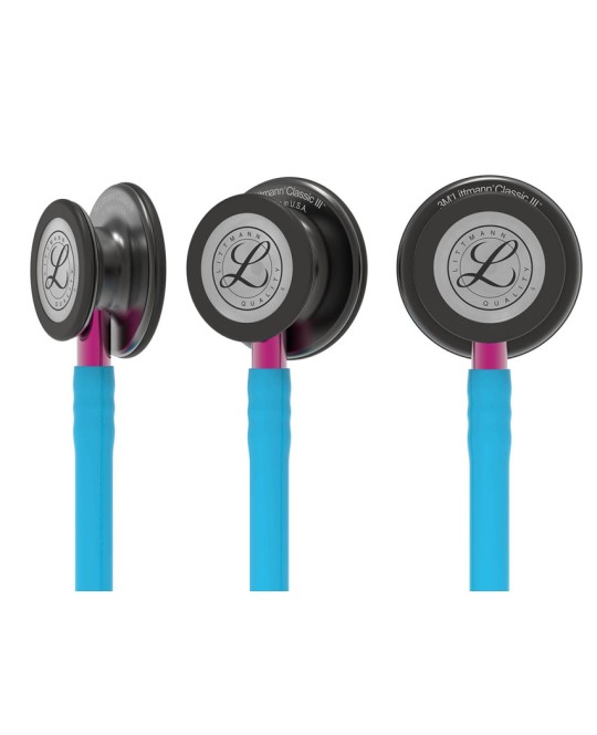 LITTMANN CLASSIC III - 5872 - turchese - finiture fumo
