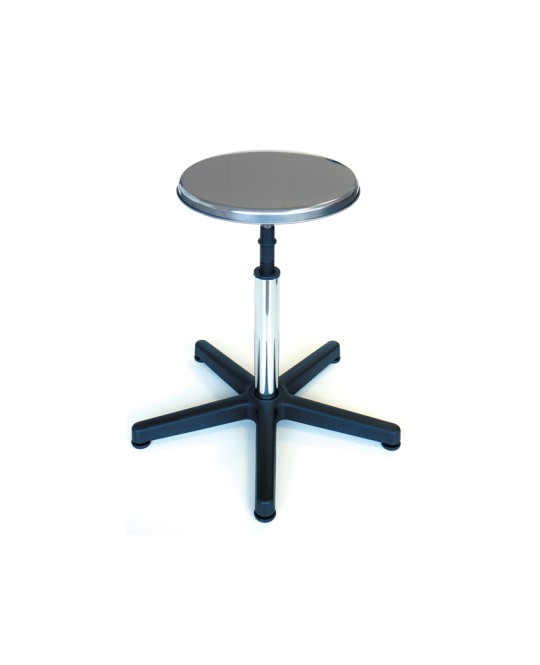 SGABELLO INOX - piedini in plastica