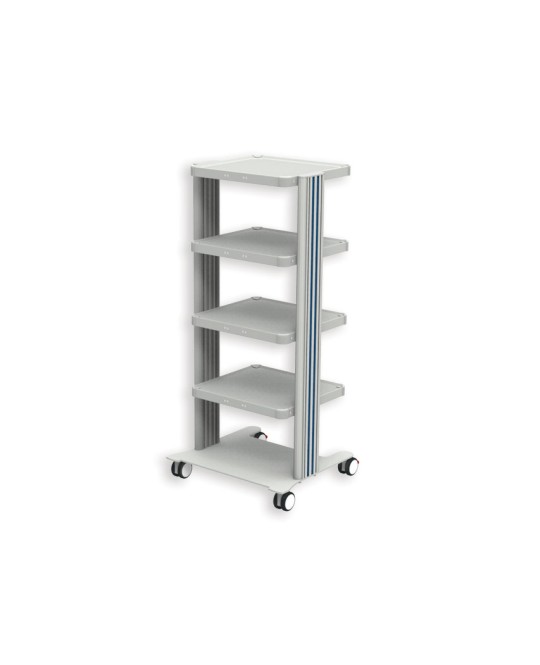 CARRELLO EASY - 4 ripiani 40x36 cm + base