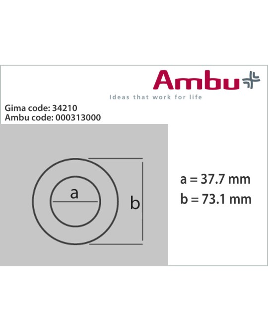 MASCHERINA AMBU NR. 0A - neonato blu