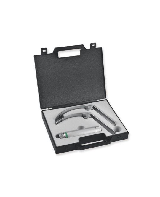 SET LARINGOSCOPIO F.O. MAXLITE FLEXI - 2 lame Mc-Intosh 3, 4