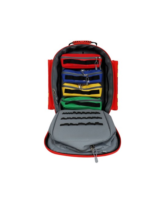 ZAINO LOGIC 2 PVC CON TROLLEY - rosso