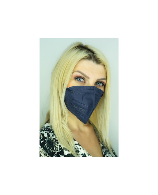MASCHERINA FFP2 NR COMFYMASK - large - blu scuro