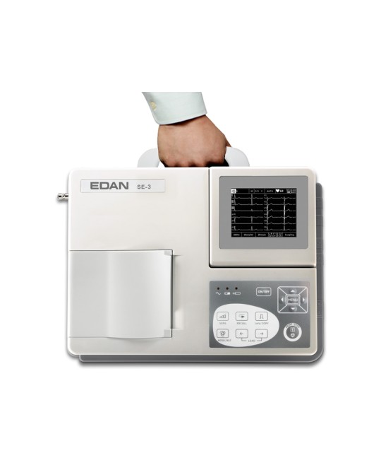 ECG SMART SE-3C - 3 canali con monitor ed interpret.